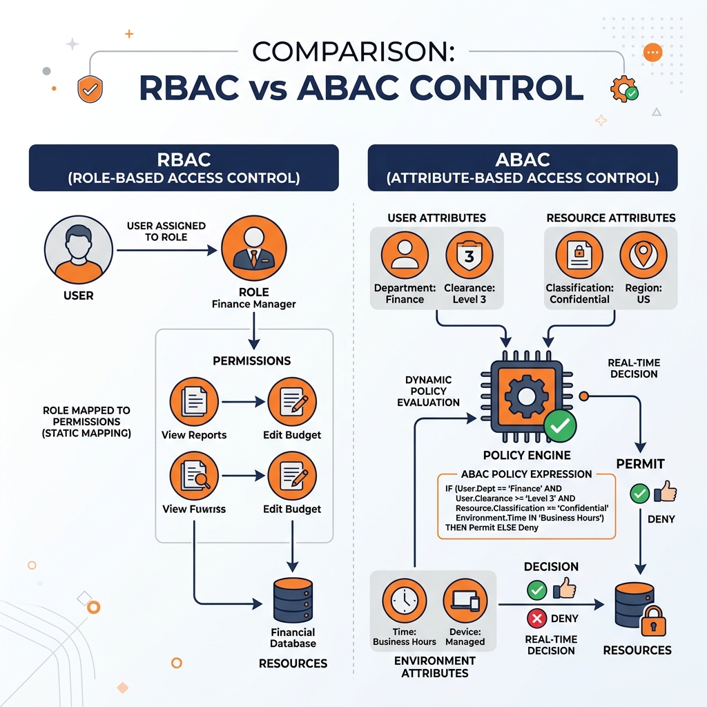 ABAC vs RBAC Architecture