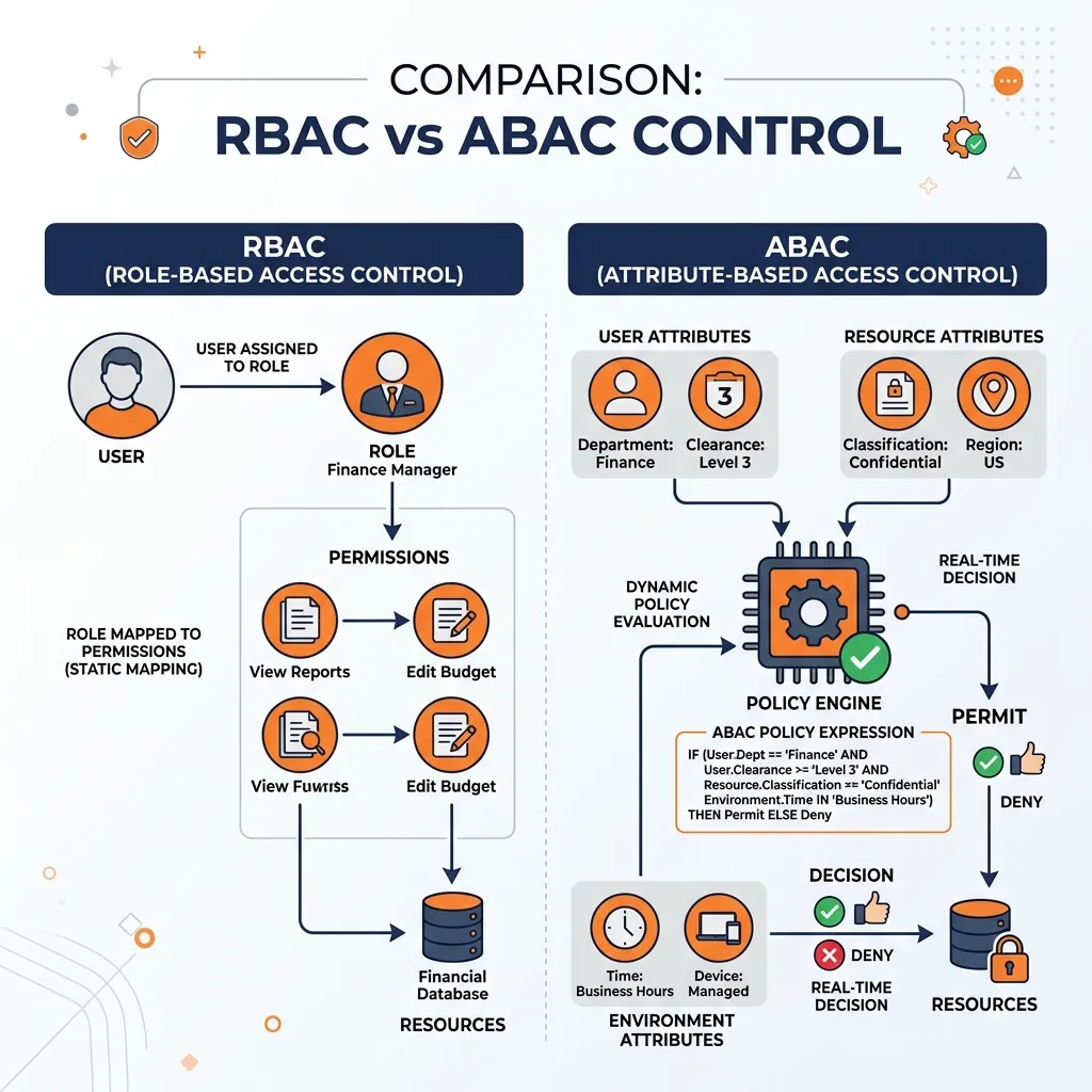 ABAC vs RBAC Architecture