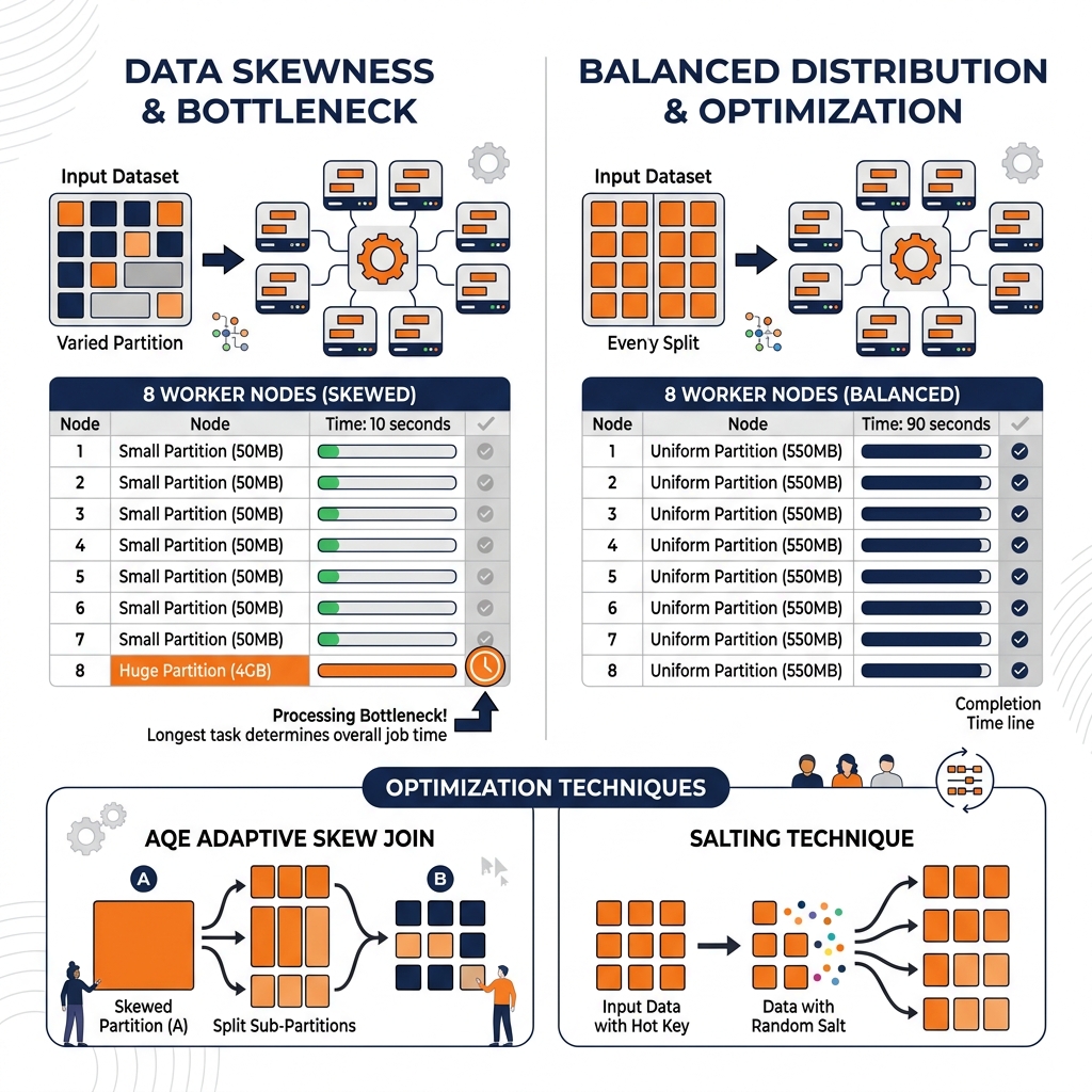 Data Skewness and Solutions