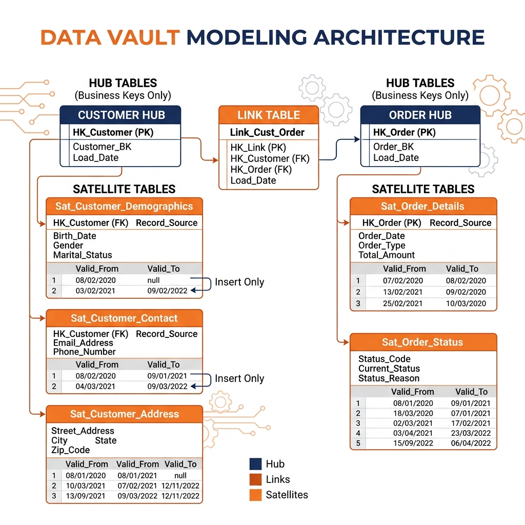 Data Vault Architecture Diagram