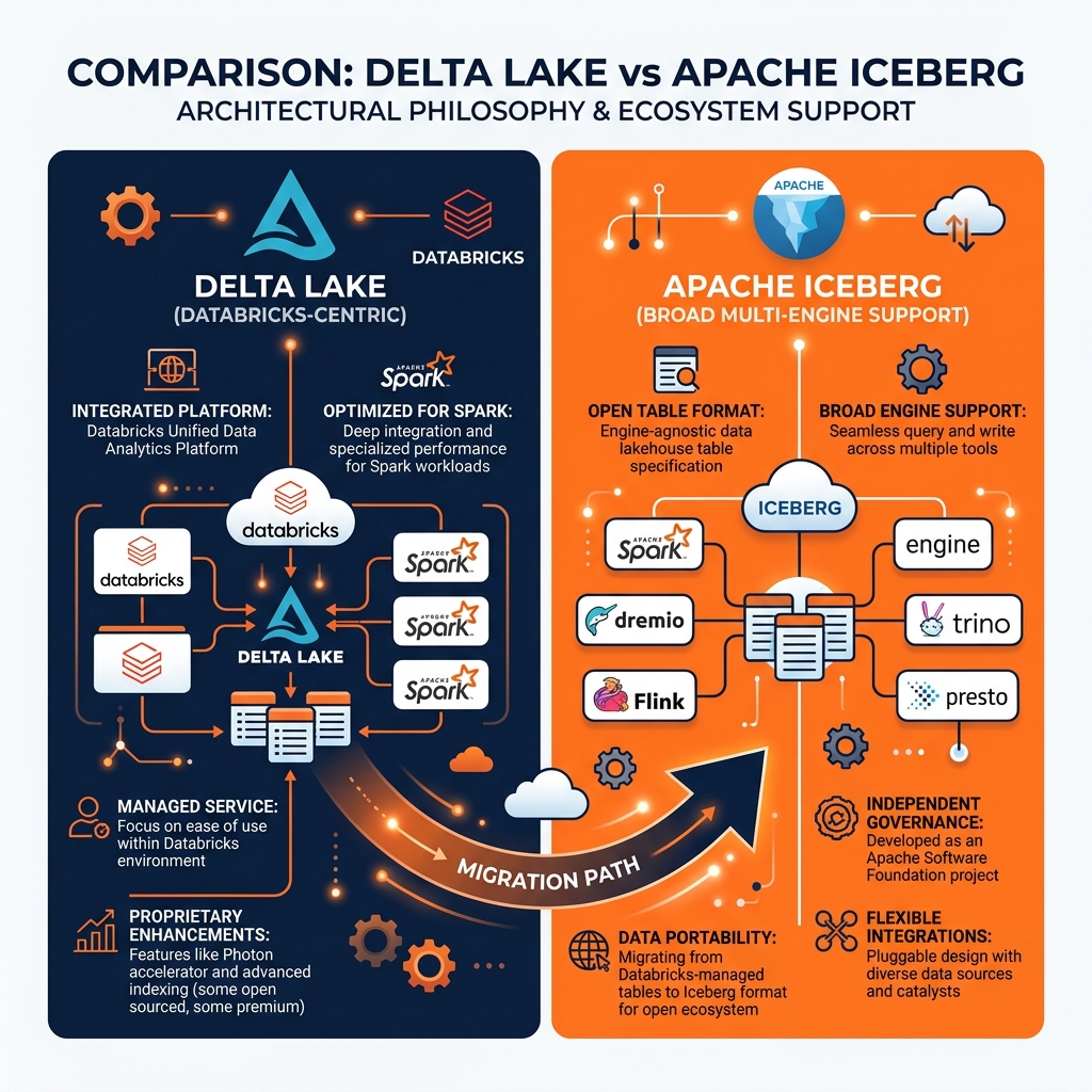 Delta Lake to Iceberg Migration