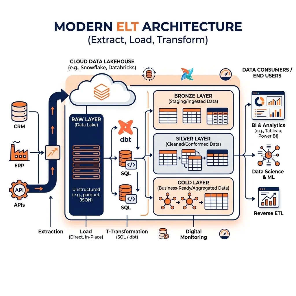 ELT Architecture Flow