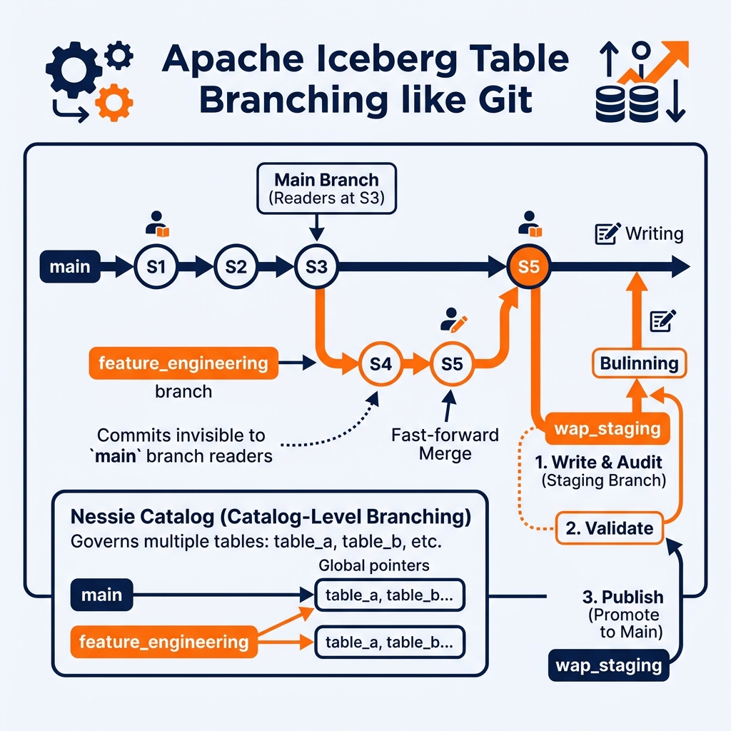 Iceberg Branching Model