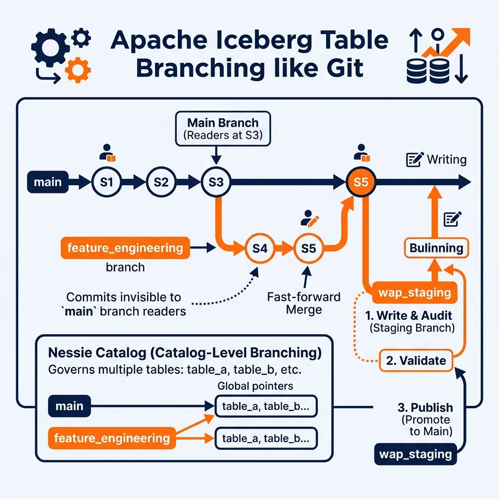 Iceberg Branching Model