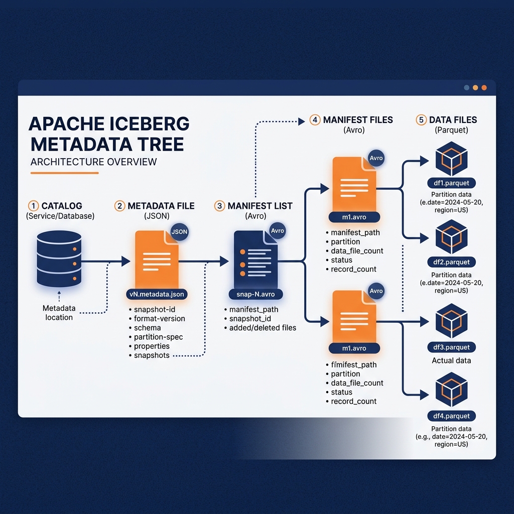 Apache Iceberg Metadata Tree