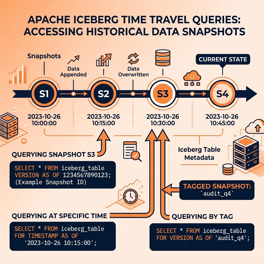 Iceberg Time Travel Architecture