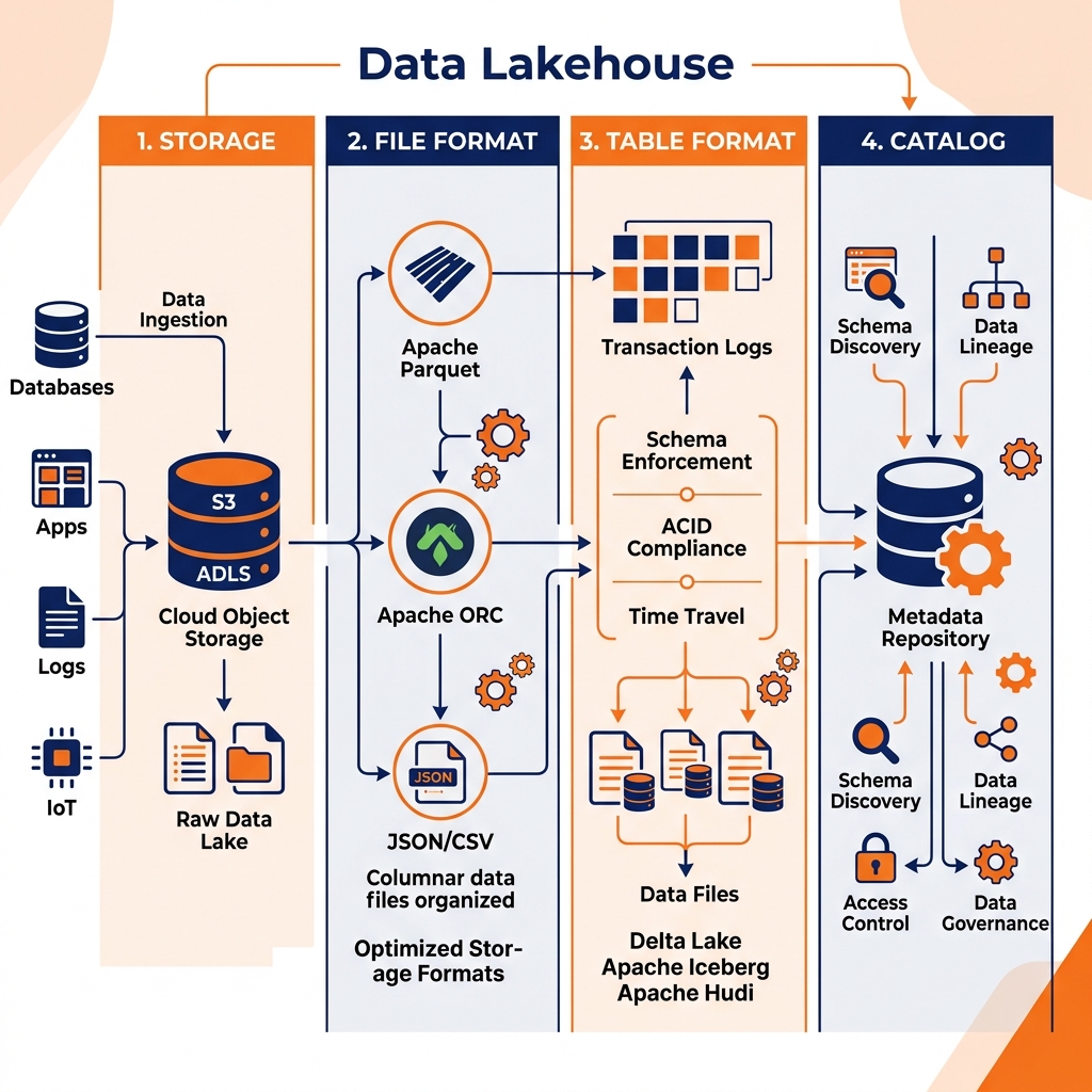 Data Lakehouse Physical Architecture