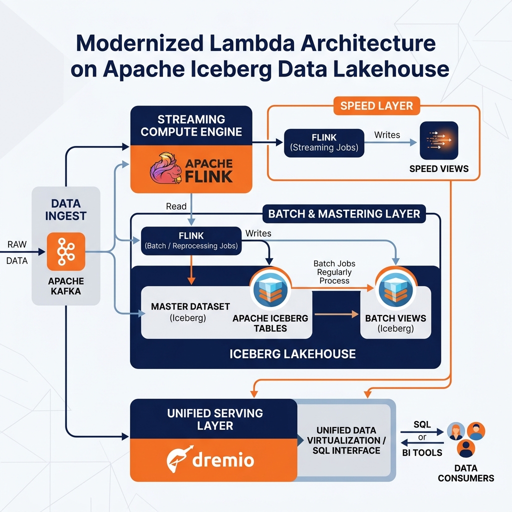 Modern Lambda Architecture with Iceberg