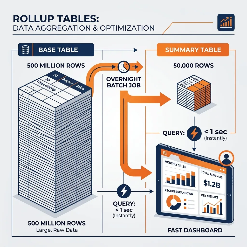 Rollup Tables Architecture