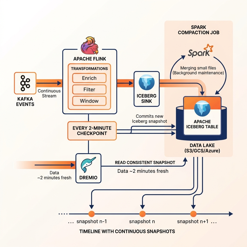 Streaming Lakehouse Architecture