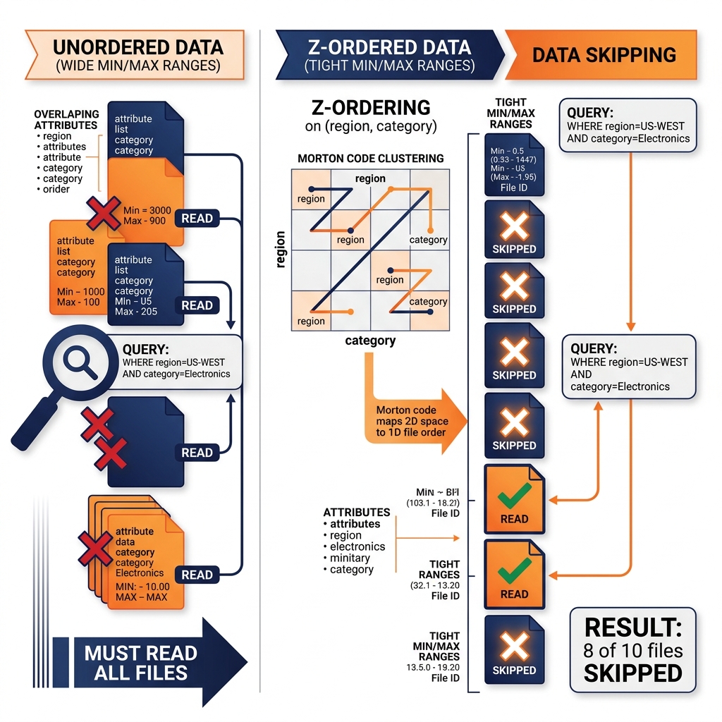 Z-Ordering Data Skipping