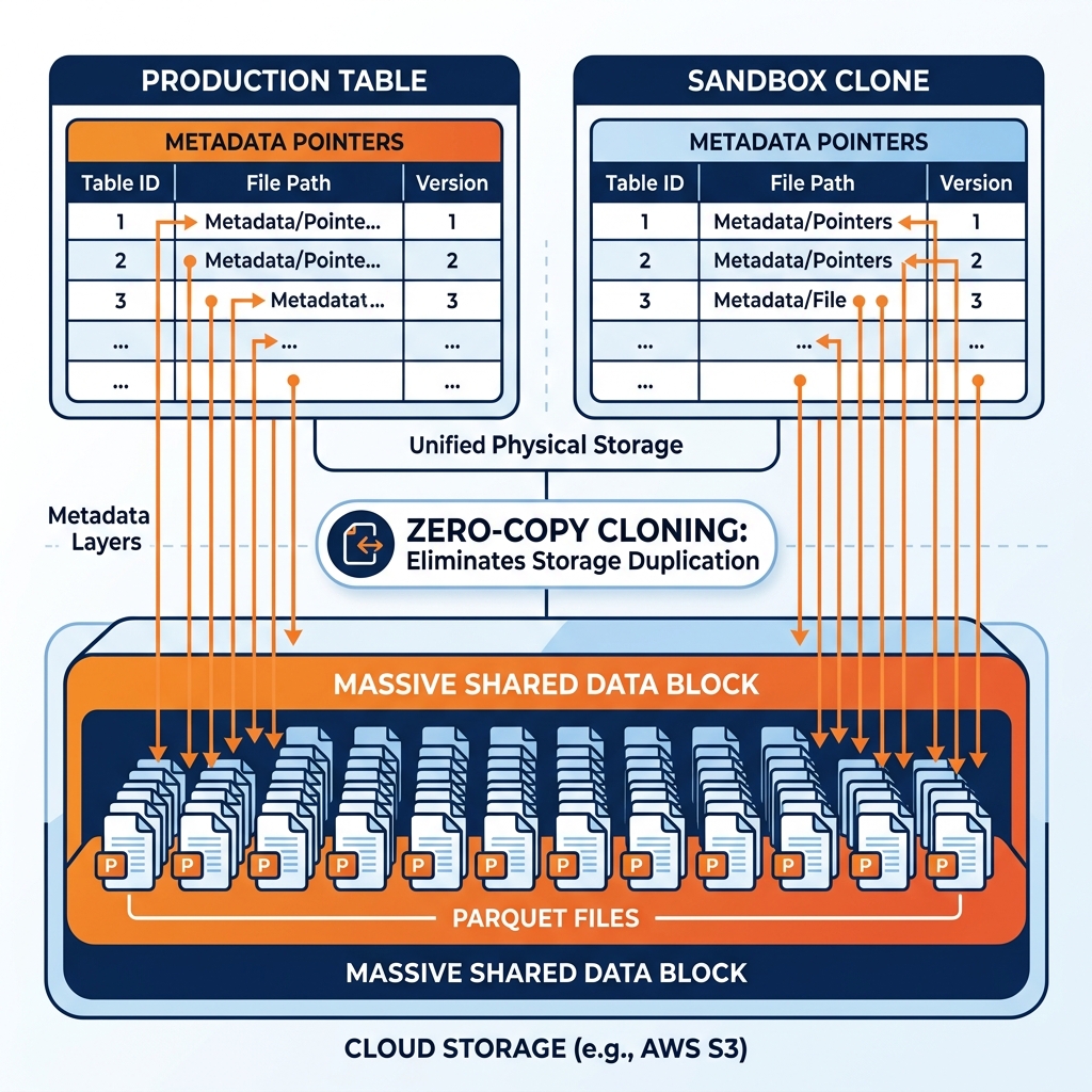 Zero-Copy Cloning Architecture